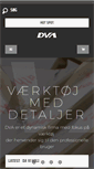 Mobile Screenshot of dva.dk